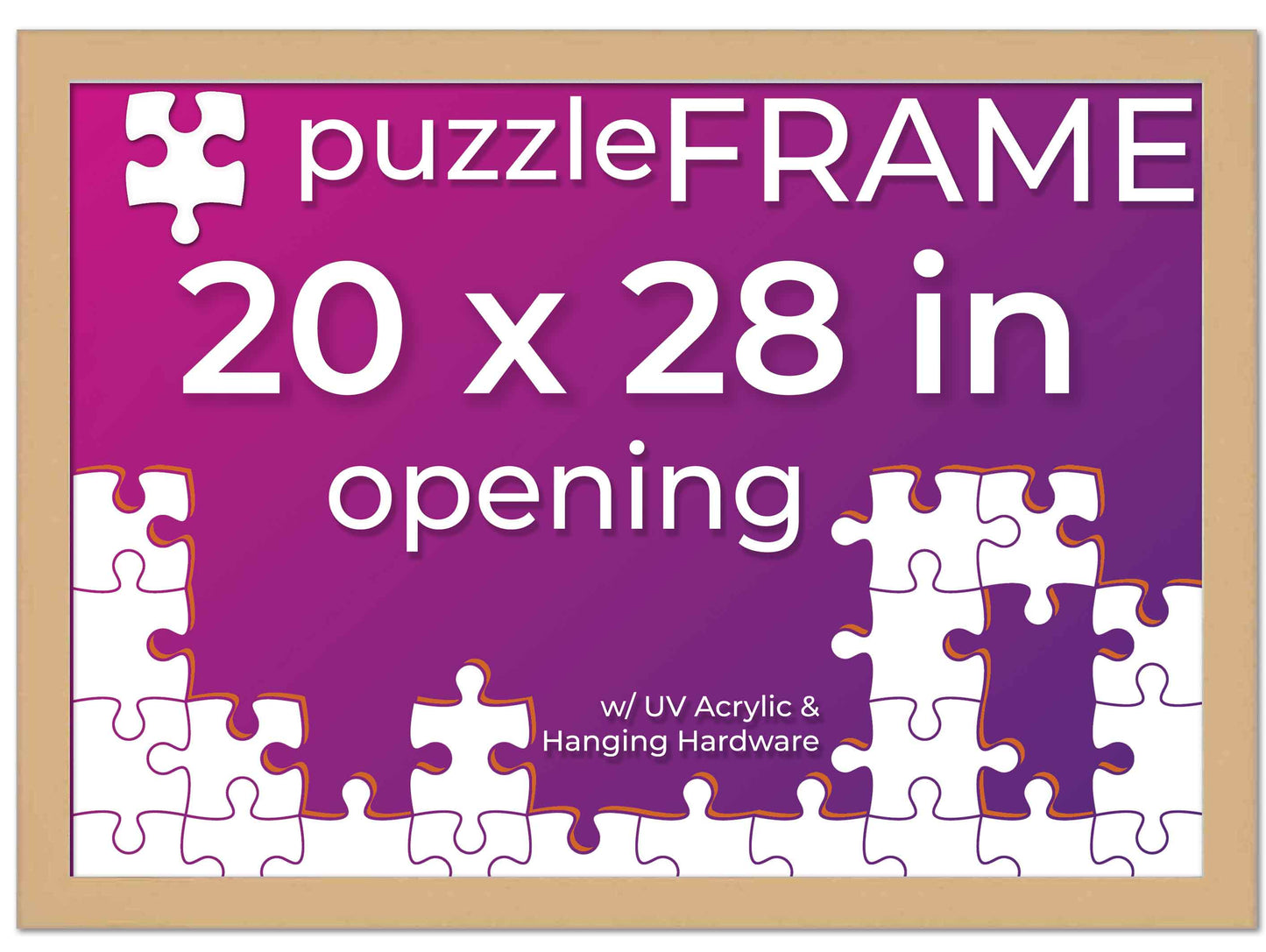 Natural Frame for Jigsaw Puzzles