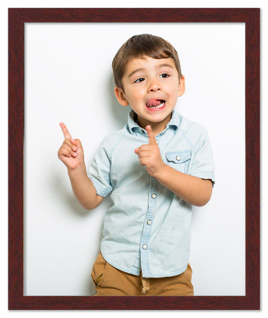 Traditional Mahogany Wood Picture Frame