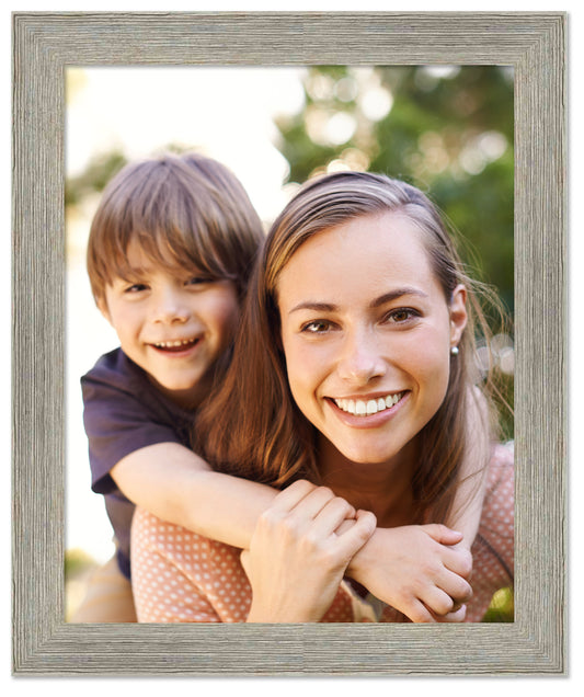 Distressed/Aged Contrast Grey Wood Picture Frame