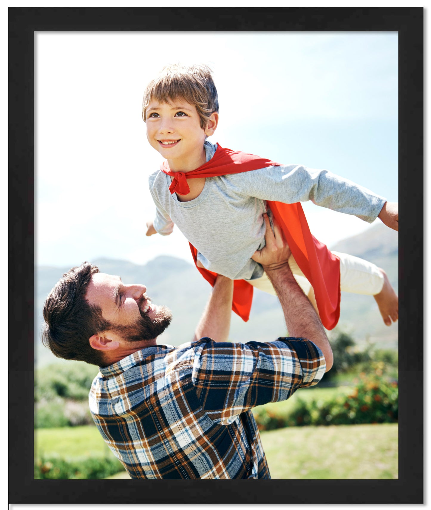 Lacquer Black Wood Picture Frame