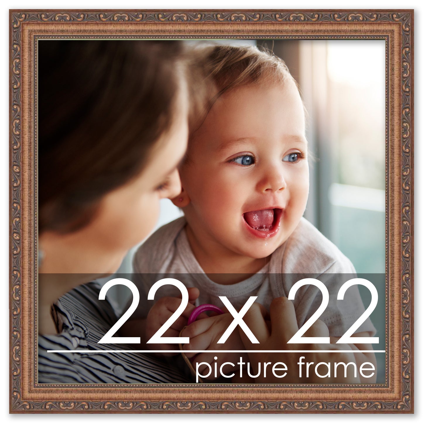 Traditional Antique Gold Wood Picture Frame F6301