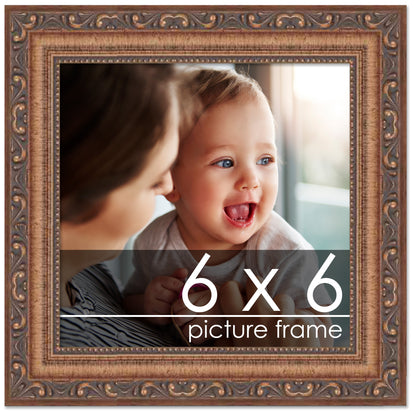 Traditional Antique Gold Wood Picture Frame F6301