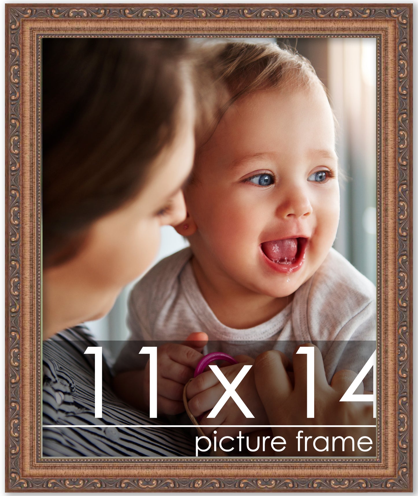 Traditional Antique Gold Wood Picture Frame F6301