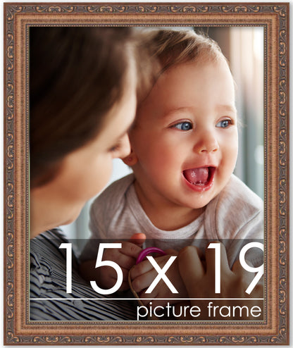 Traditional Antique Gold Wood Picture Frame F6301