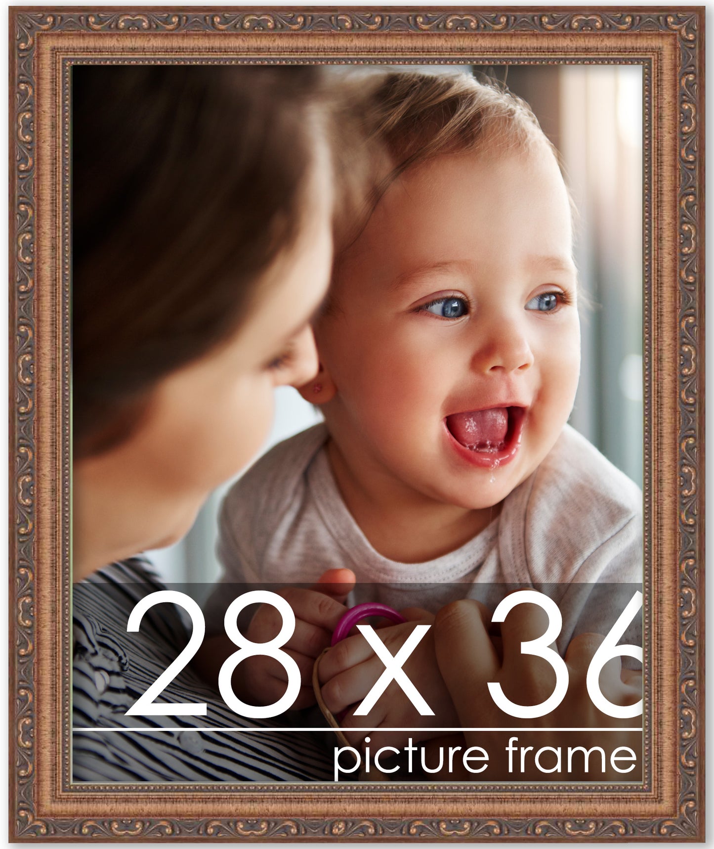 Traditional Antique Gold Wood Picture Frame F6301