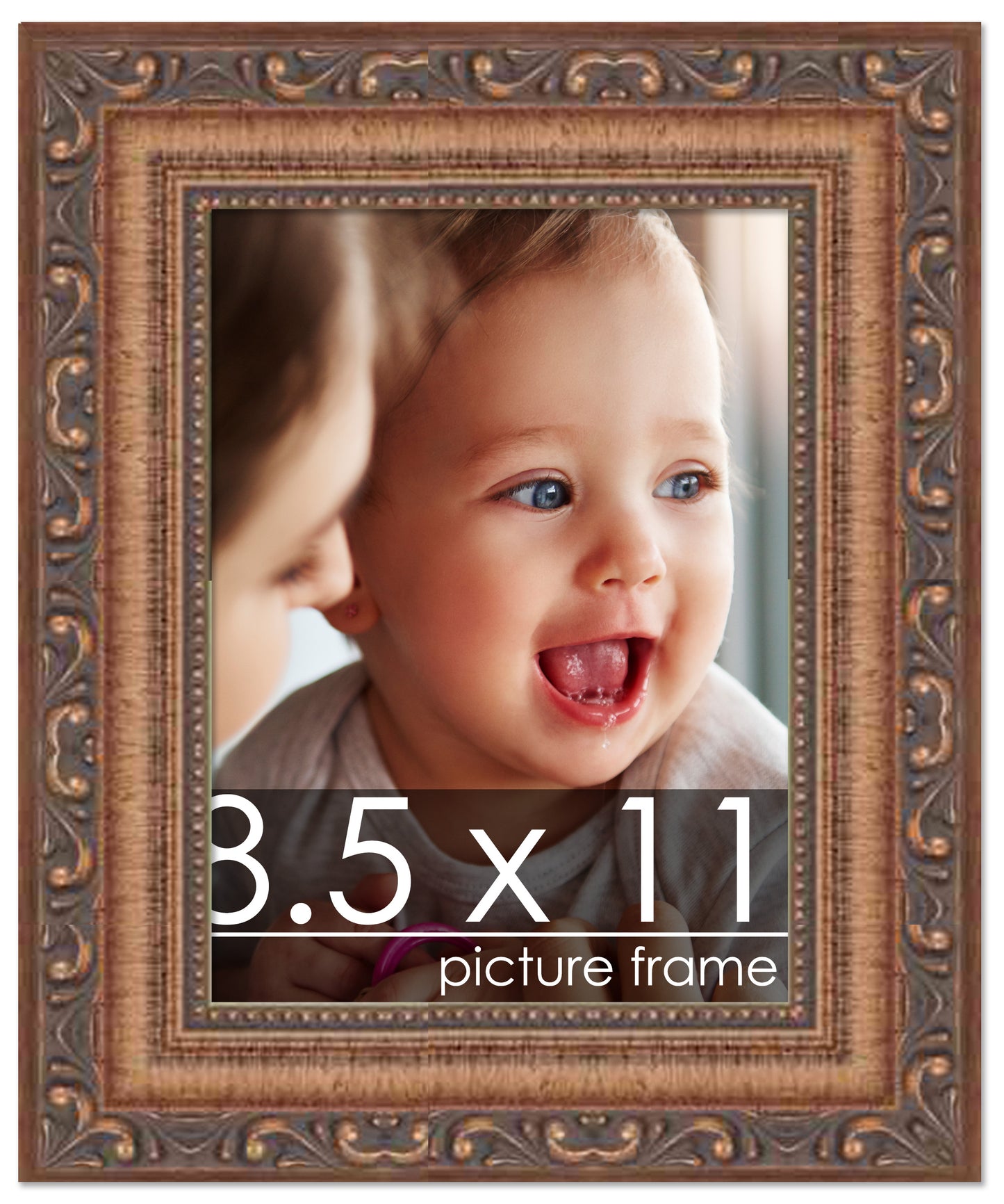 Traditional Antique Gold Wood Picture Frame F6301