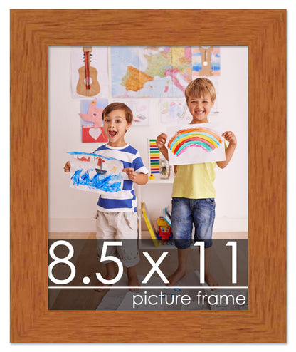 Traditional Honey Pecan Wood Picture Frame