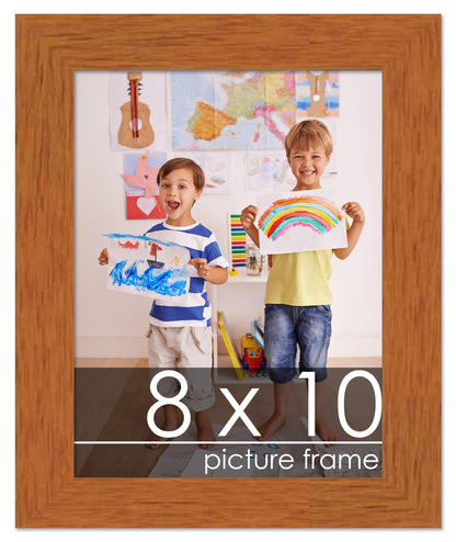 Traditional Honey Pecan Wood Picture Frame