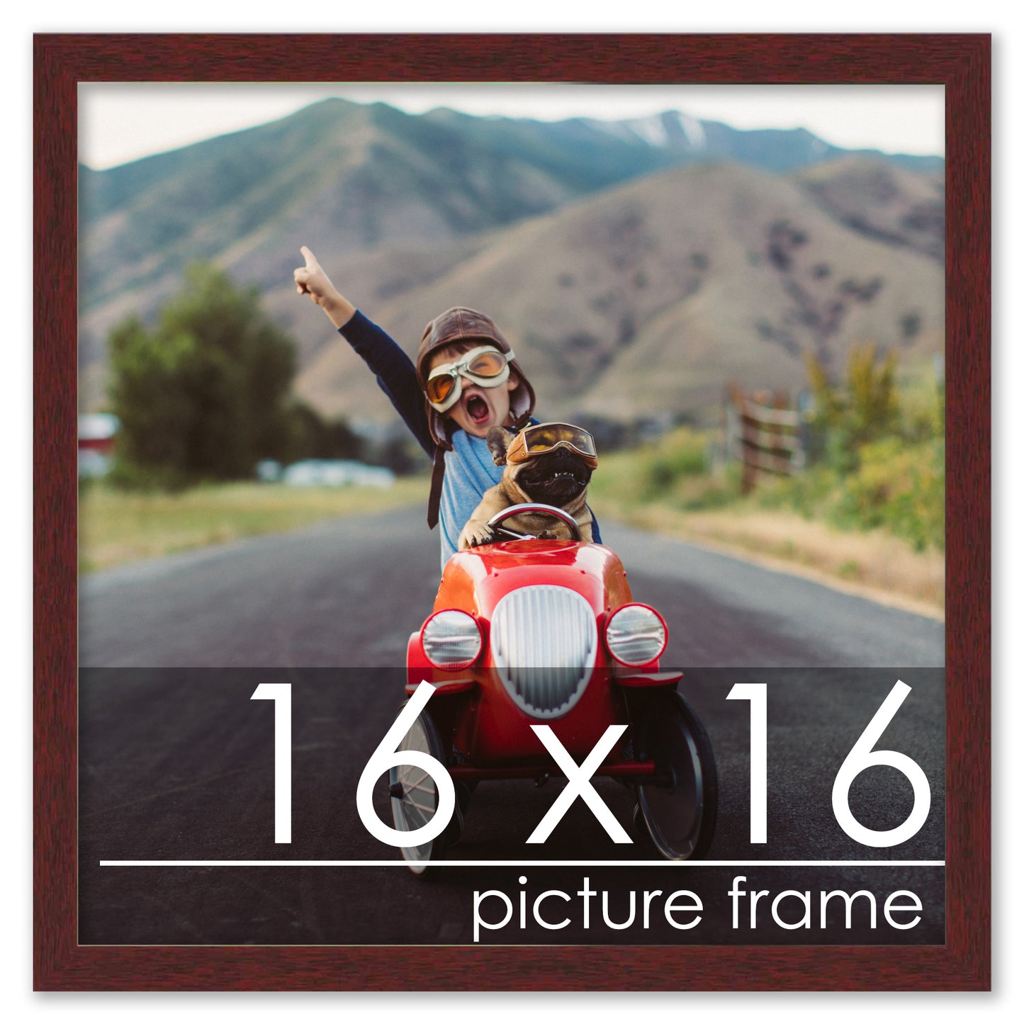 Traditional Walnut Wood Picture Frame