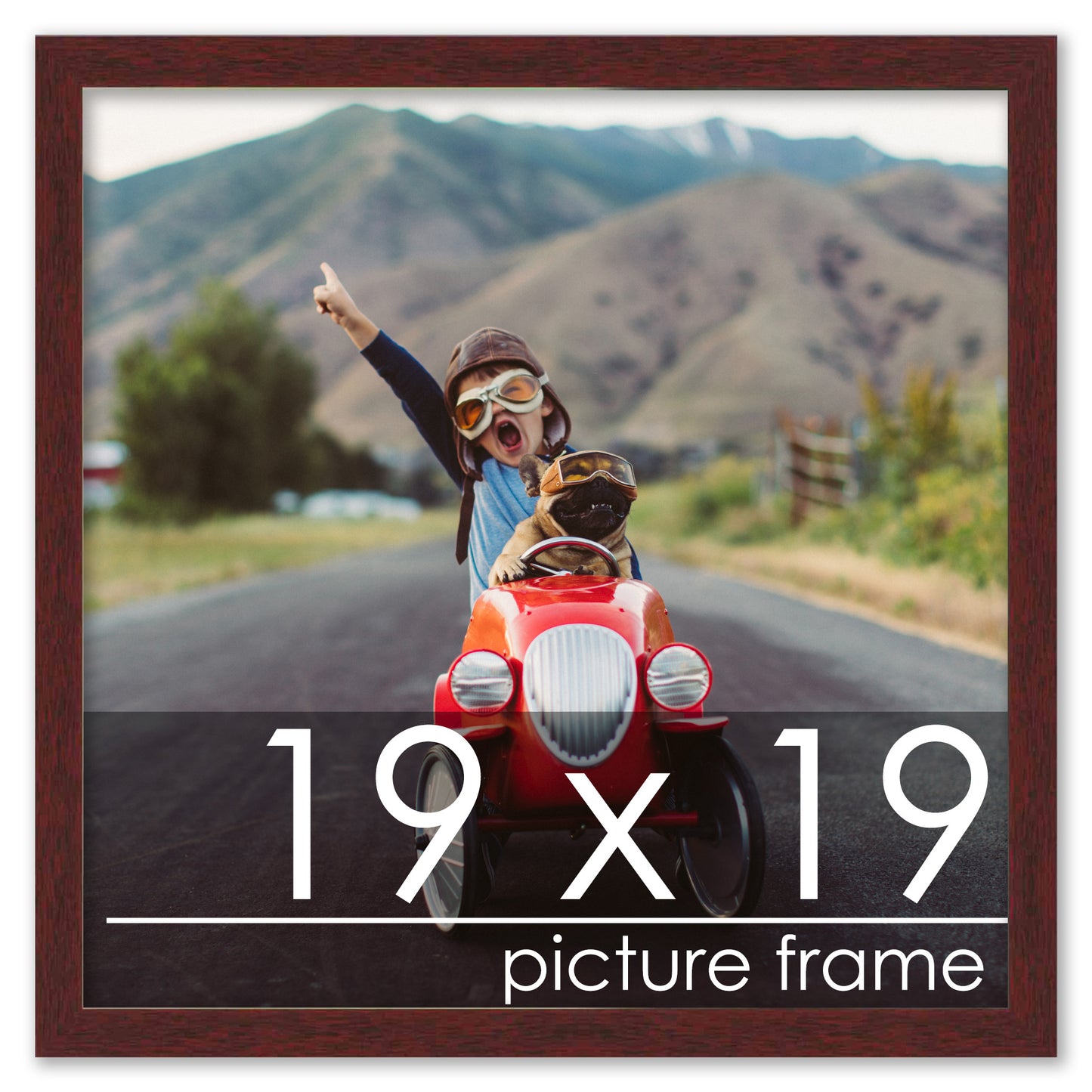 Traditional Walnut Wood Picture Frame