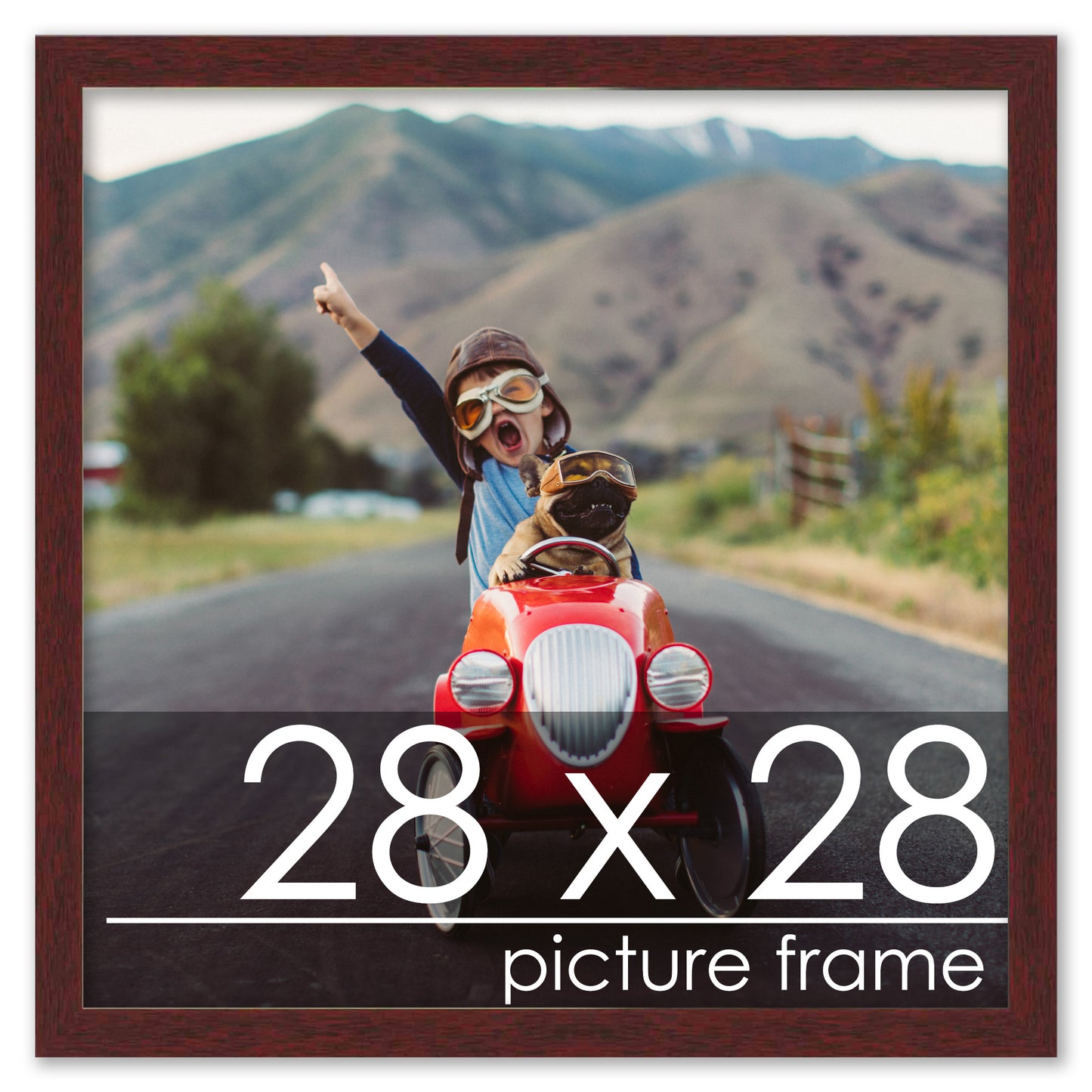 Traditional Walnut Wood Picture Frame