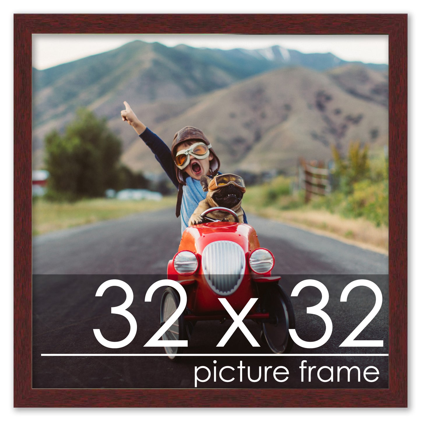 Traditional Walnut Wood Picture Frame