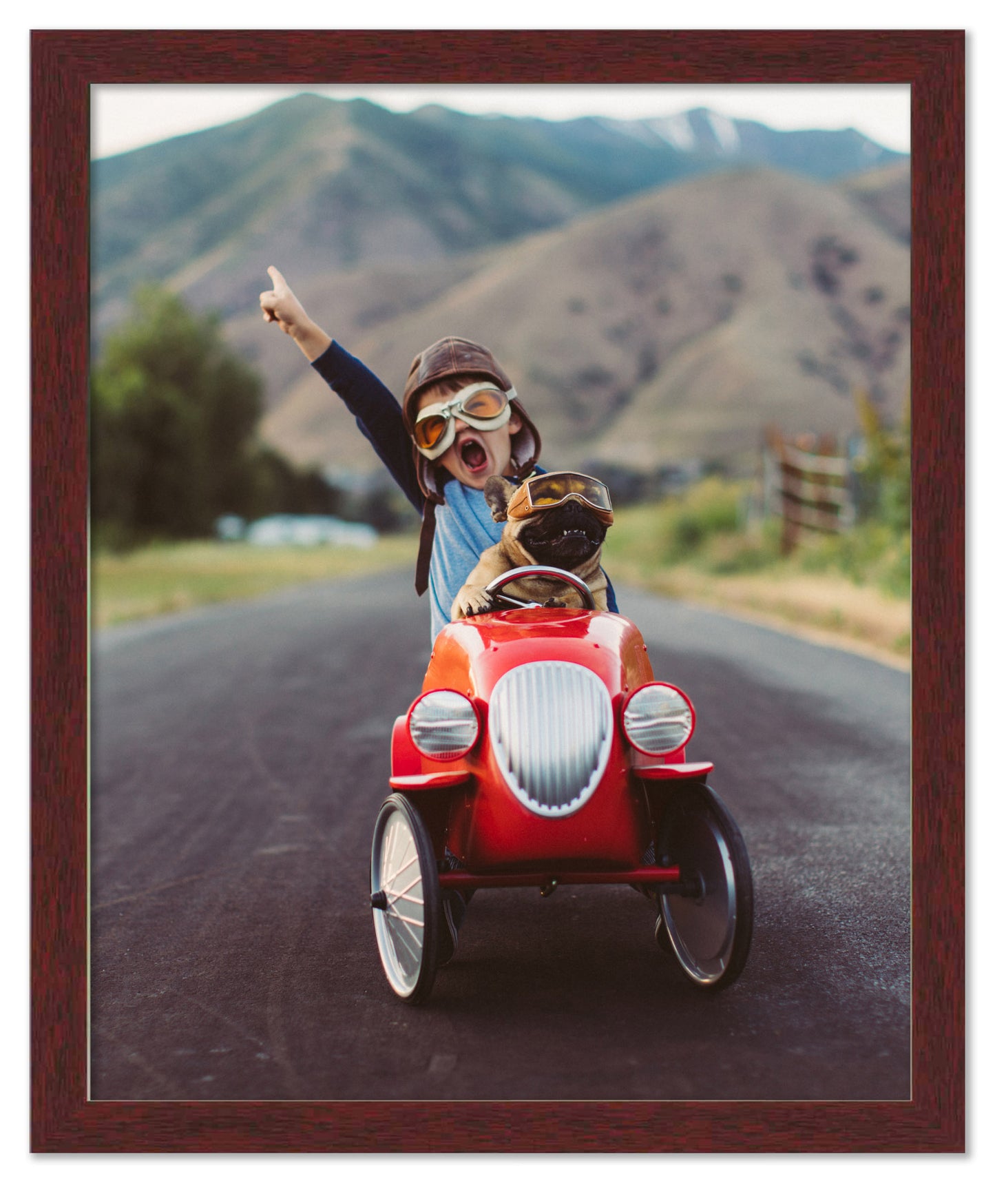 Traditional Walnut Wood Picture Frame