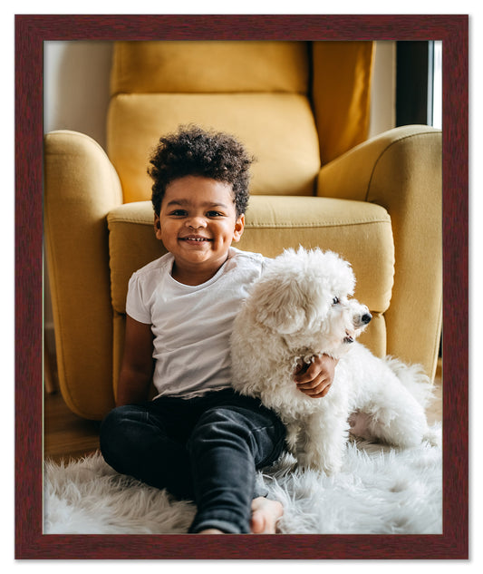 Traditional Mahogany Wood Picture Frame