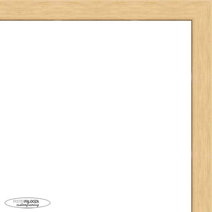 Traditional Natural Wood Picture Frame