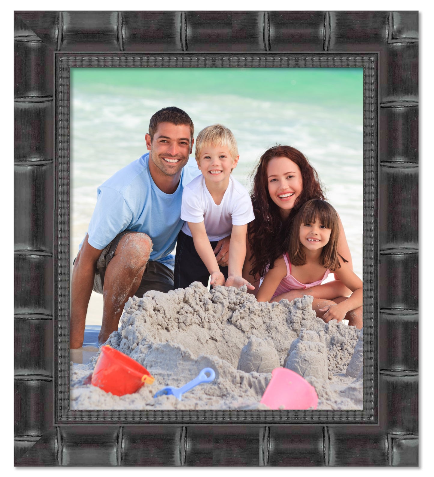 Bamboo Black Wood Picture Frame