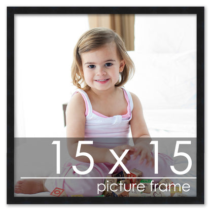 Contemporary Black Wood Picture Frame