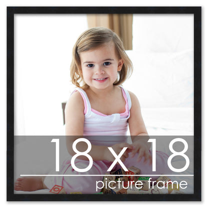 Contemporary Black Wood Picture Frame