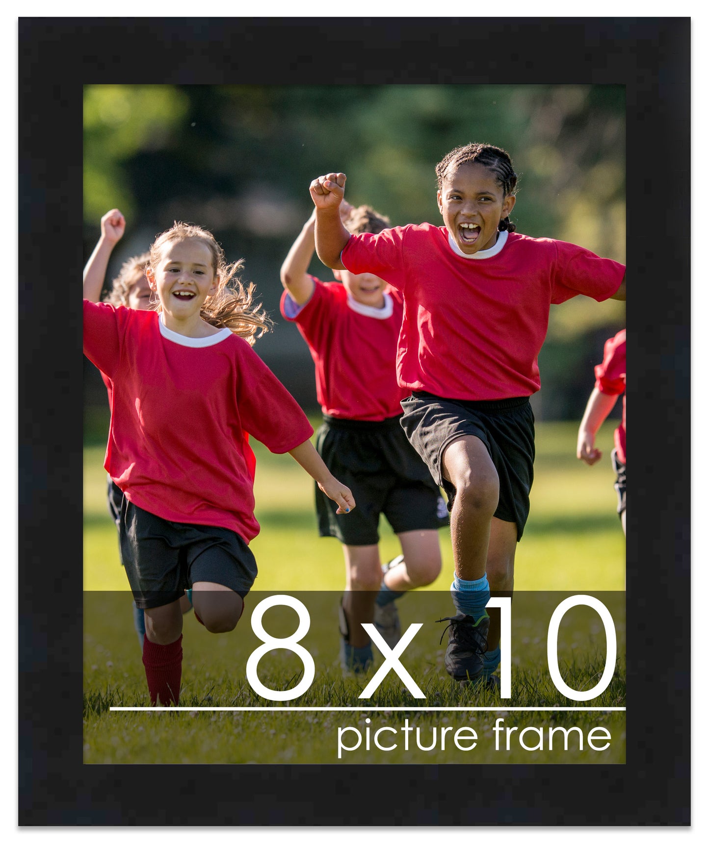 Contemporary Black Wood Picture Frame