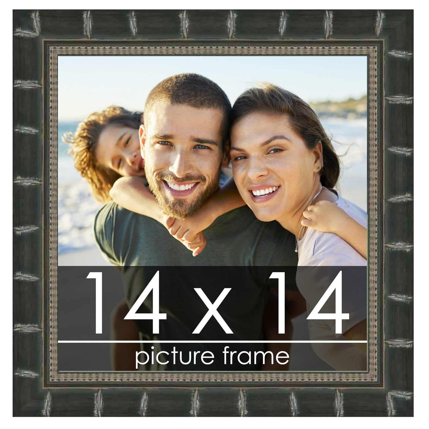 Bamboo Black Wood Picture Frame