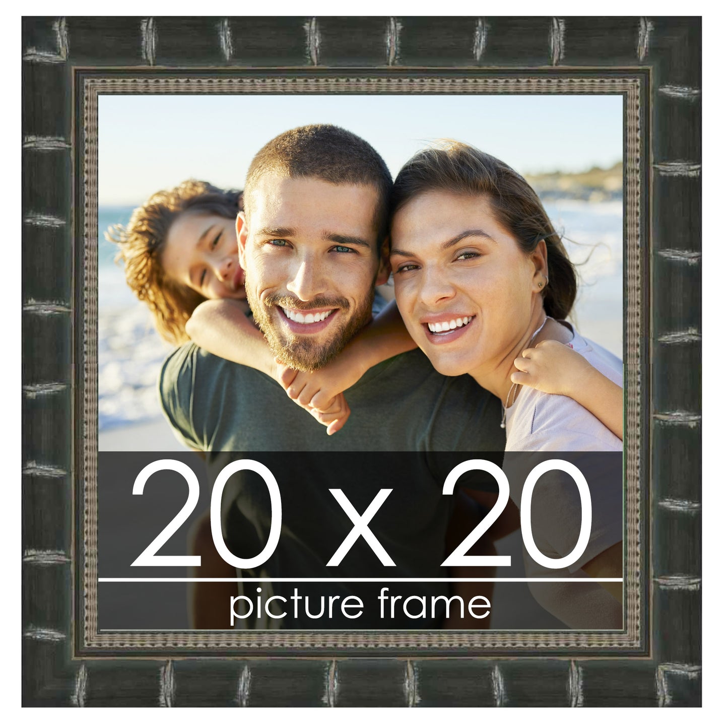 Bamboo Black Wood Picture Frame