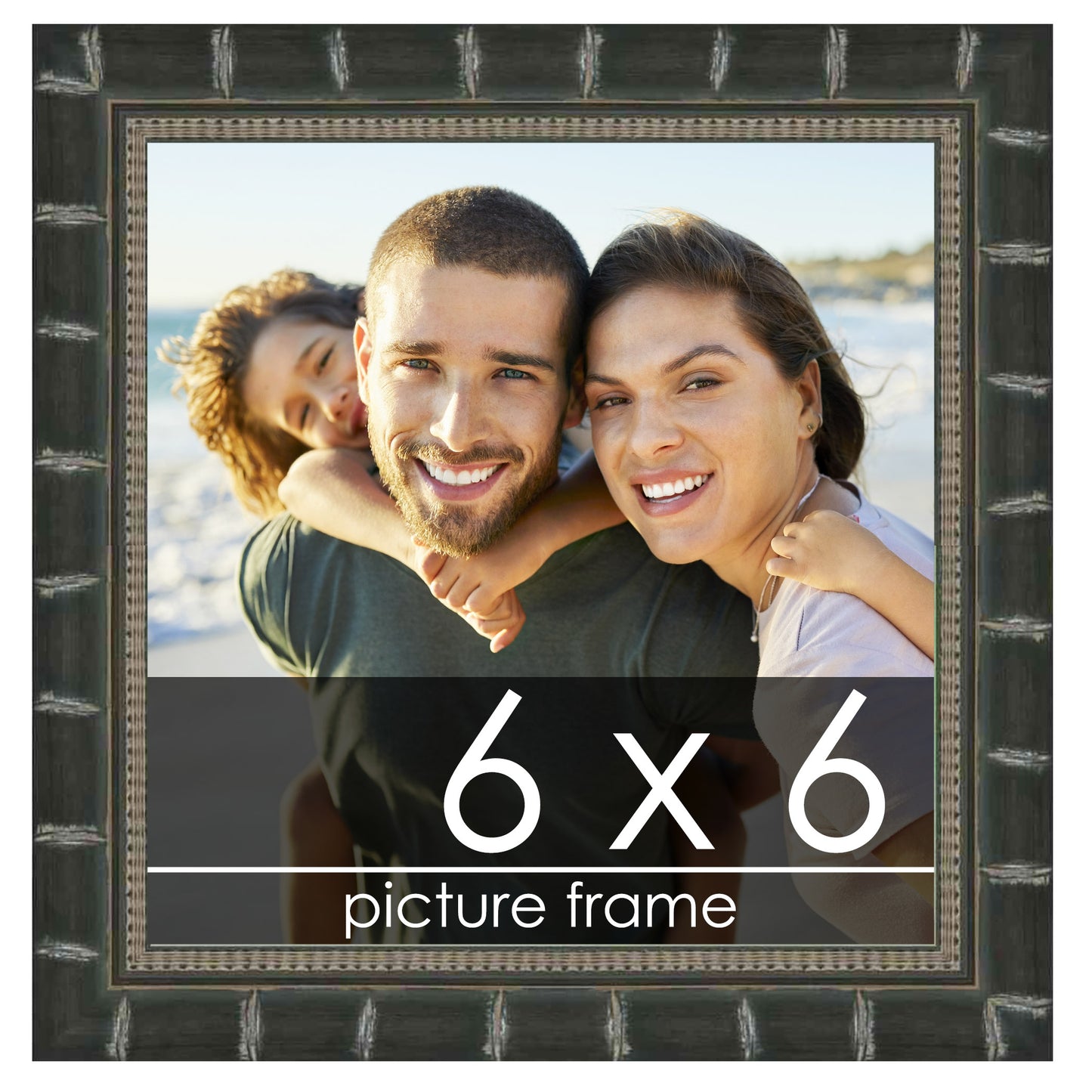 Bamboo Black Wood Picture Frame