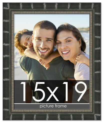 Bamboo Black Wood Picture Frame