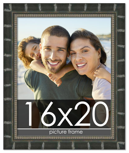 Bamboo Black Wood Picture Frame