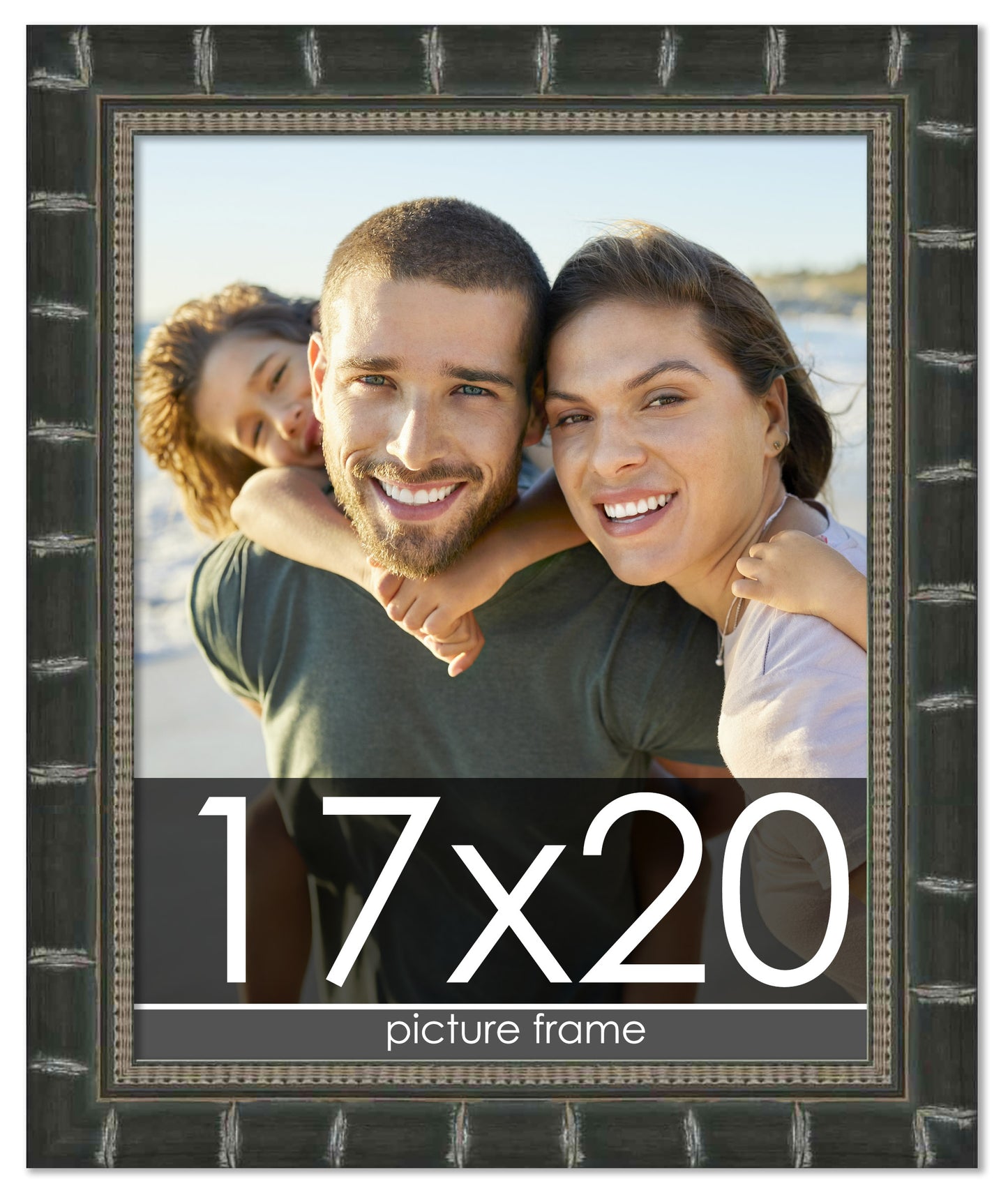 Bamboo Black Wood Picture Frame