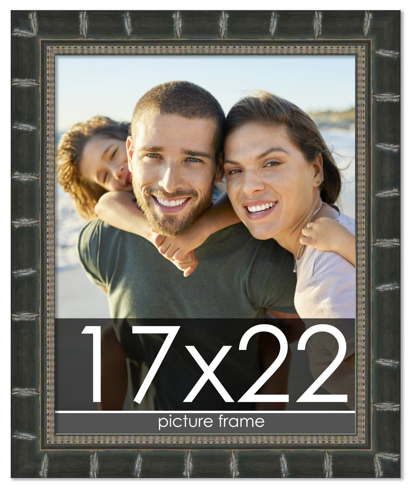 Bamboo Black Wood Picture Frame