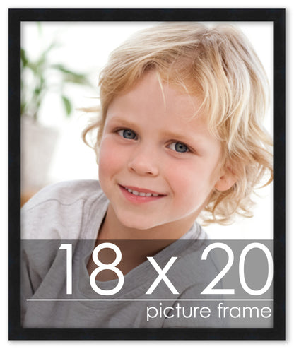 Contemporary Black Wood Picture Frame