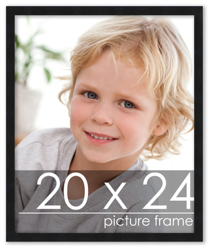 Contemporary Black Wood Picture Frame