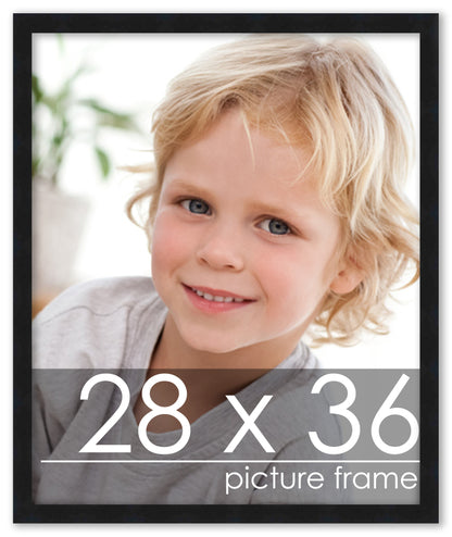 Contemporary Black Wood Picture Frame