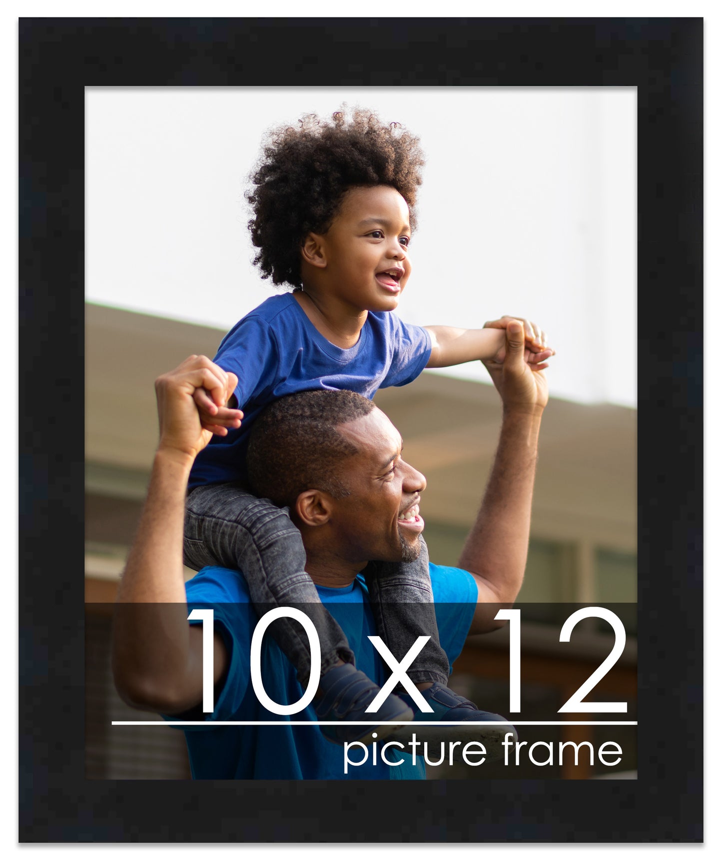 Contemporary Black Wood Picture Frame