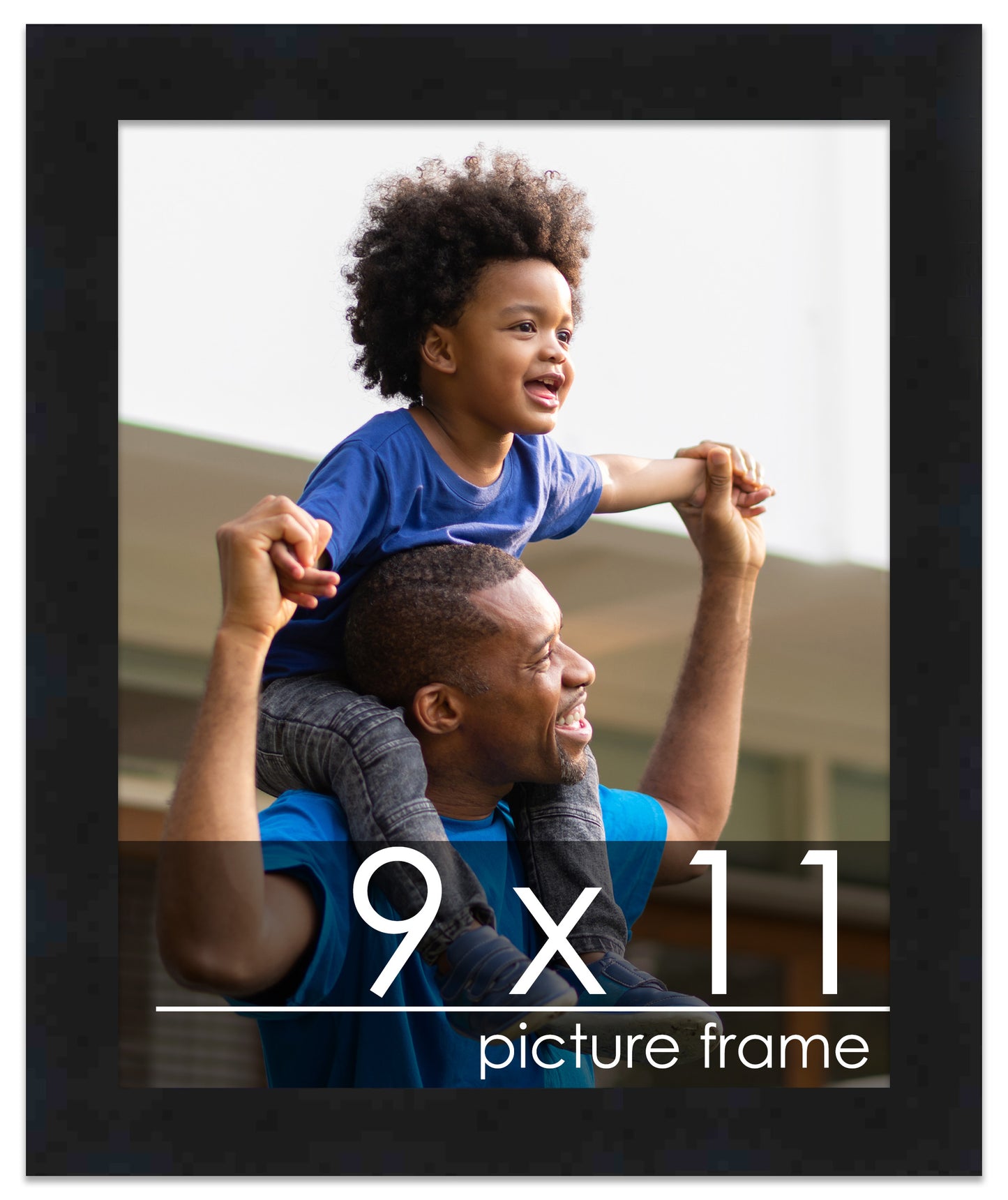 Contemporary Black Wood Picture Frame