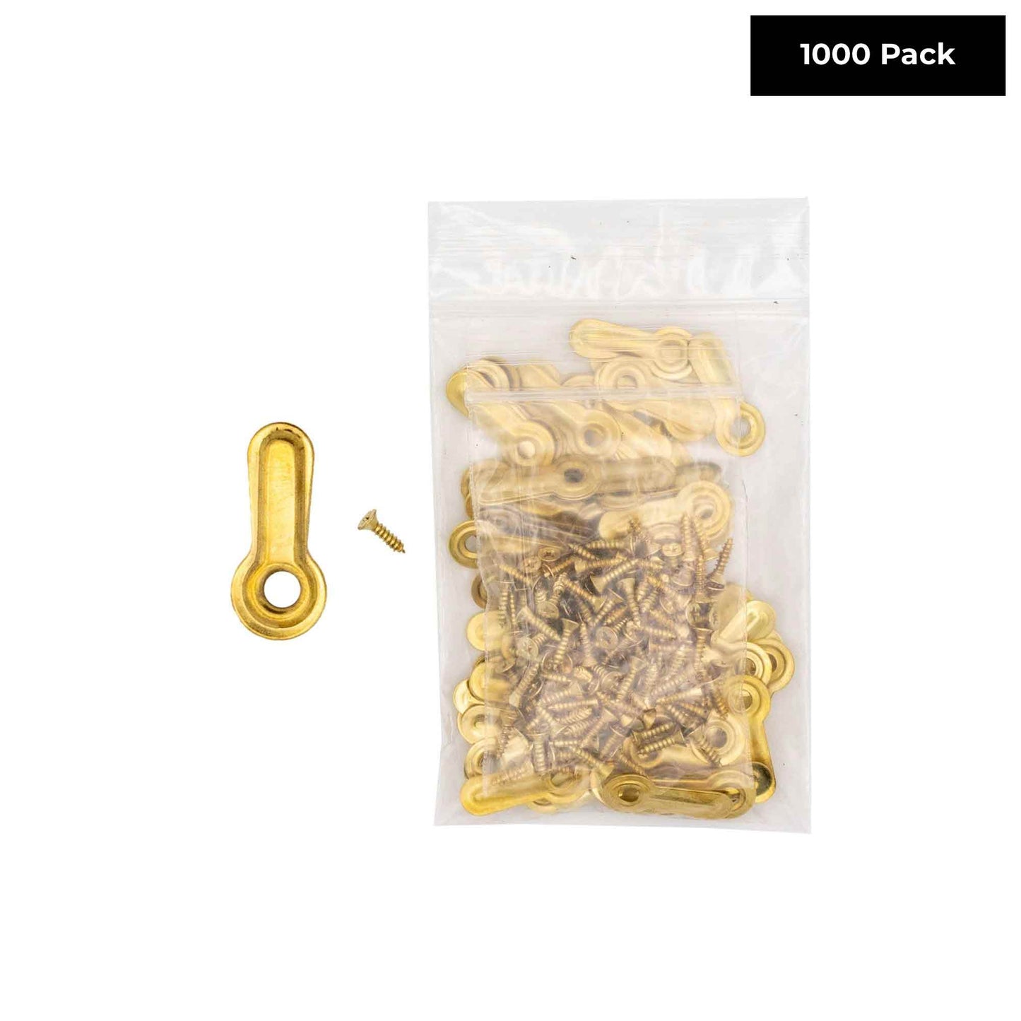 13/16" Brass Turn Button Fasteners with Screws