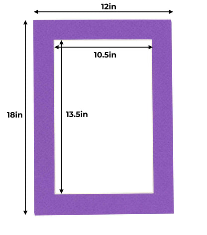 Purple Precut Acid-Free Matboard