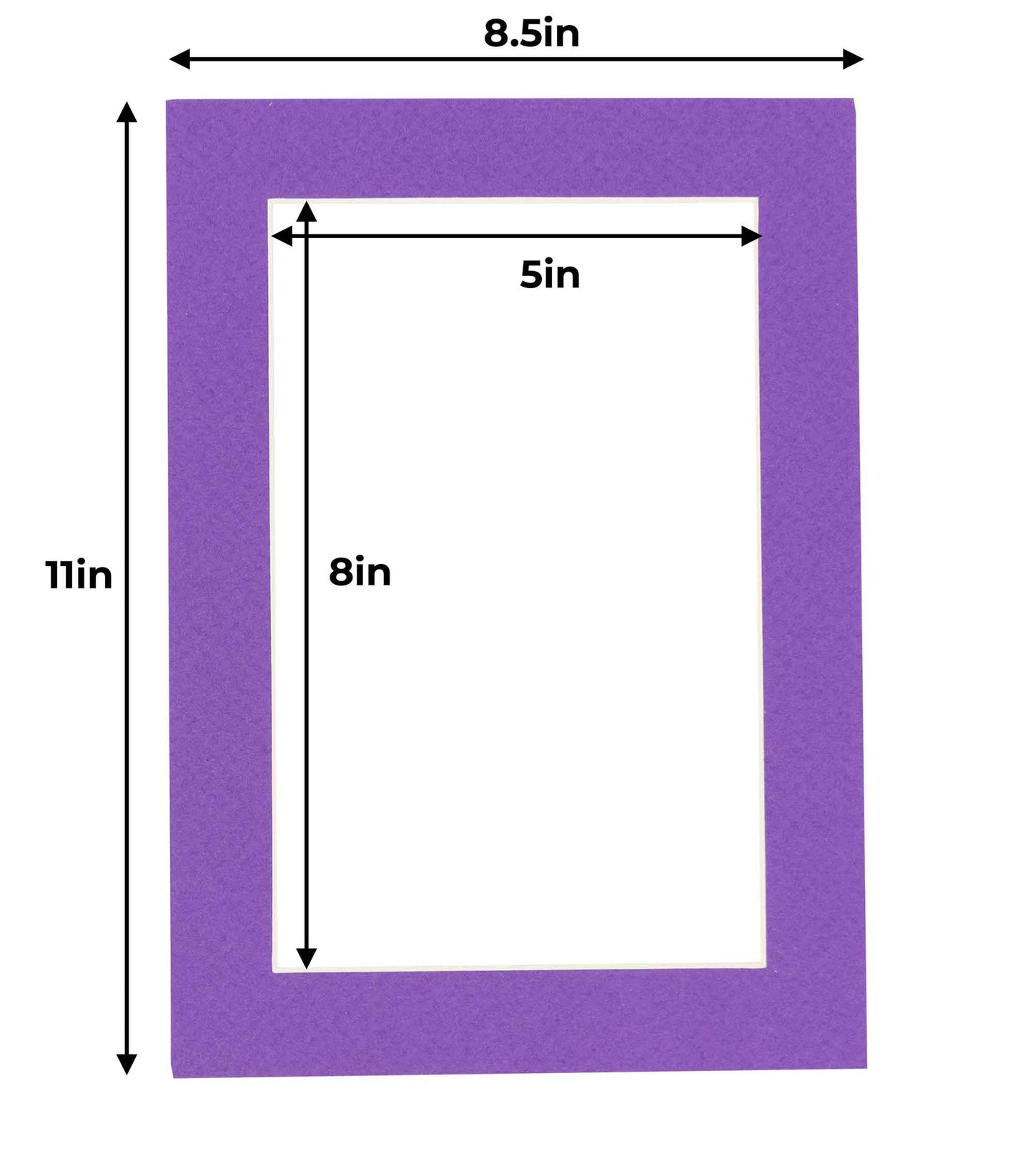 Purple Precut Acid-Free Matboard