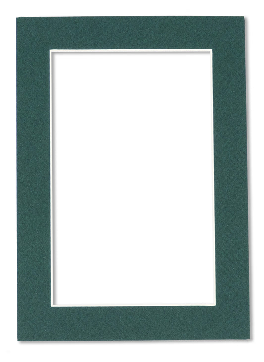 Forest Green Precut Acid-Free Matboard Set with Clear Bag & Backing