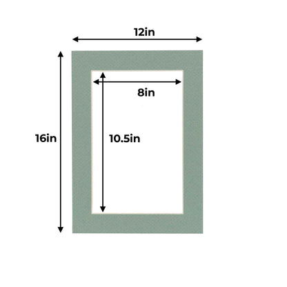 Seafoam Green Precut Acid-Free Matboard