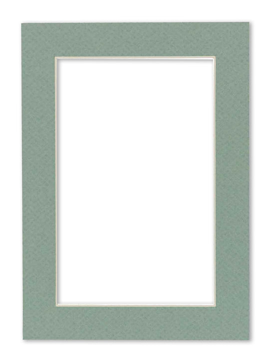 Seafoam Green Precut Acid-Free Matboard Set with Clear Bag & Backing