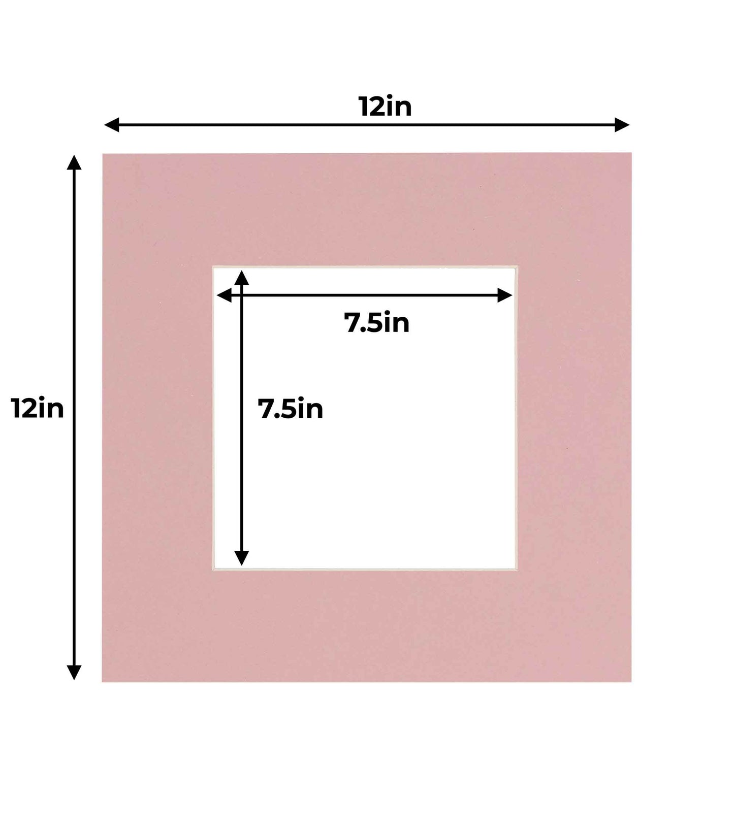Pink Precut Acid-Free Matboard