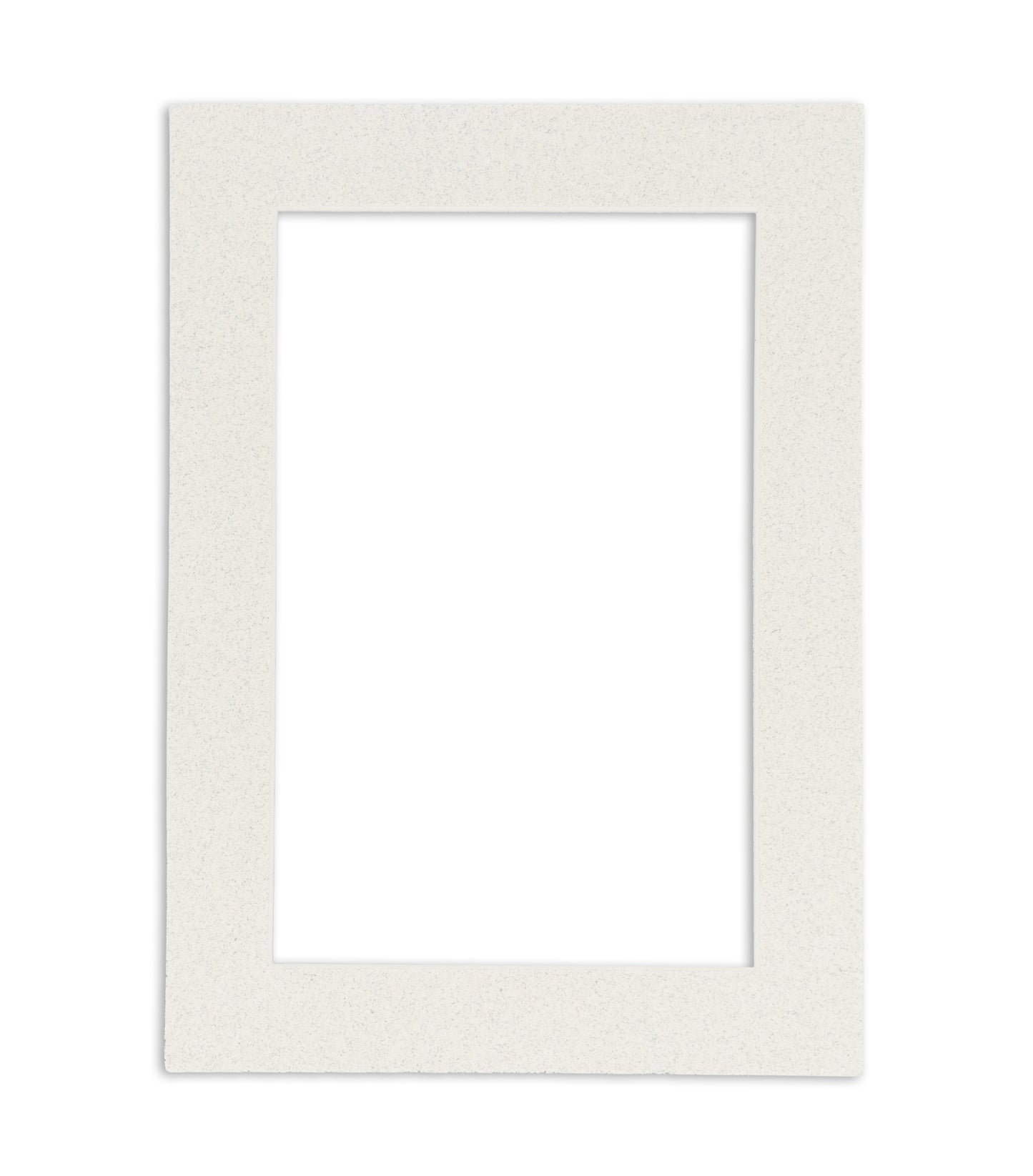 Oyster Shell White Precut Acid-Free Matboard Set with Clear Bag & Backing