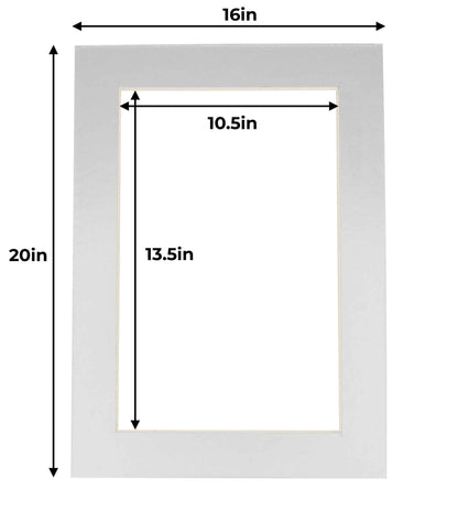 Pack of 10 Metallic Silver Precut Acid-Free Matboard Set with Clear Ba –  Poster Palooza