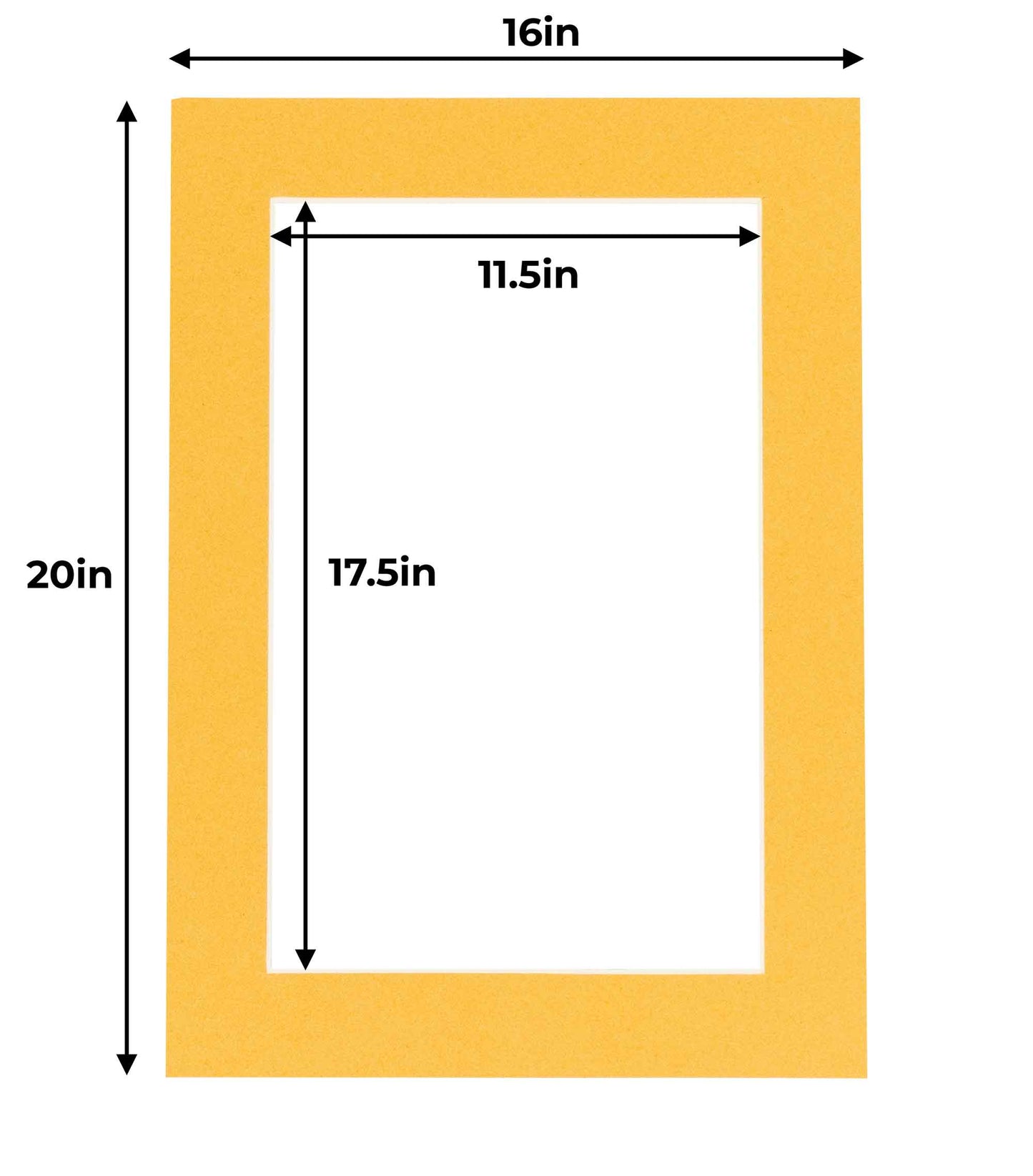 Topaz Orange Precut Acid-Free Matboard