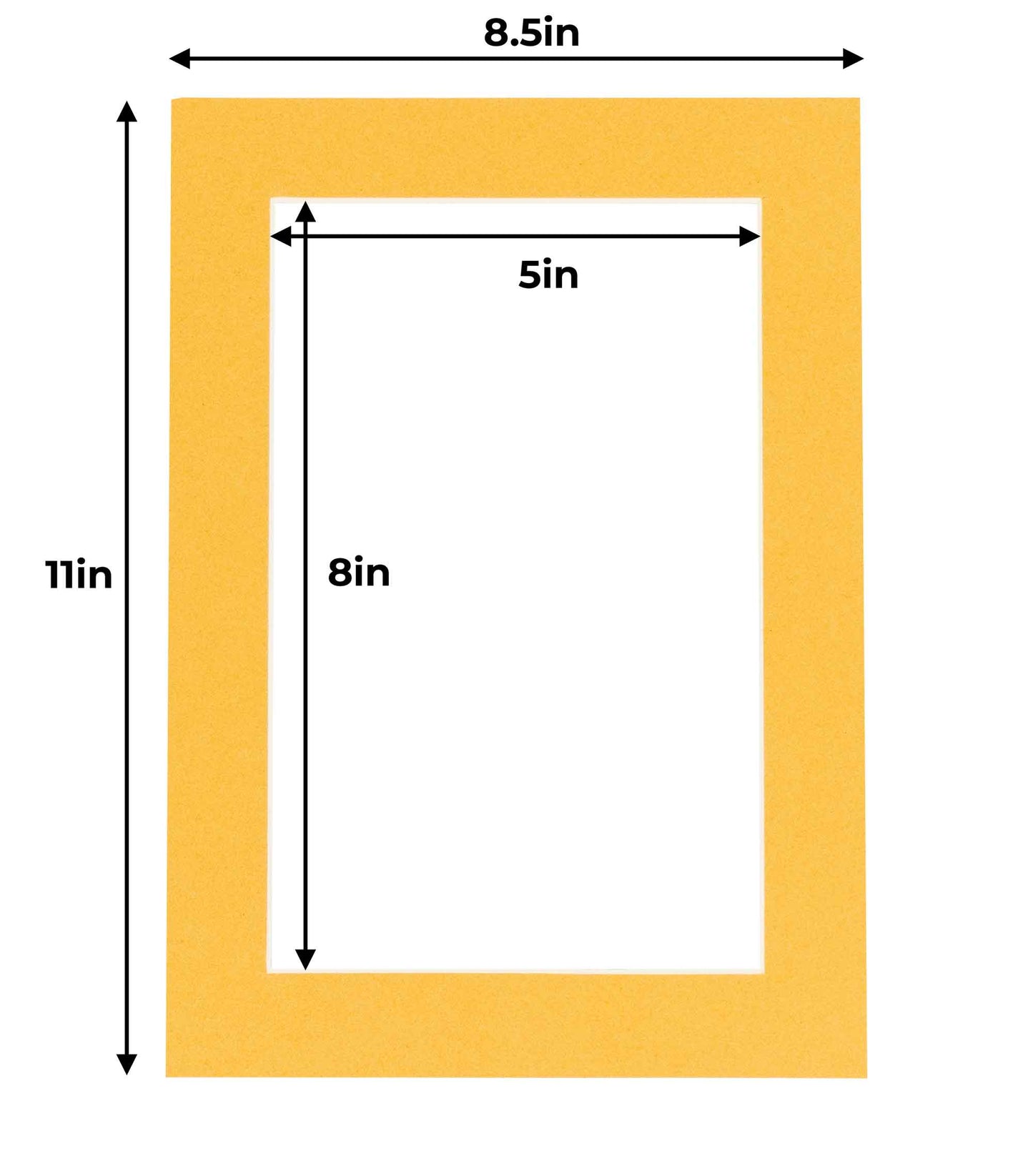 Topaz Orange Precut Acid-Free Matboard