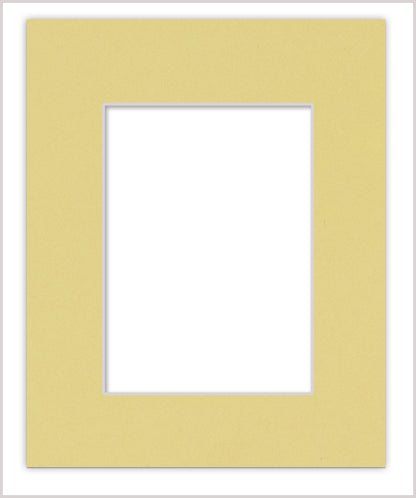 Soft Yellow Precut Acid-Free Matboard