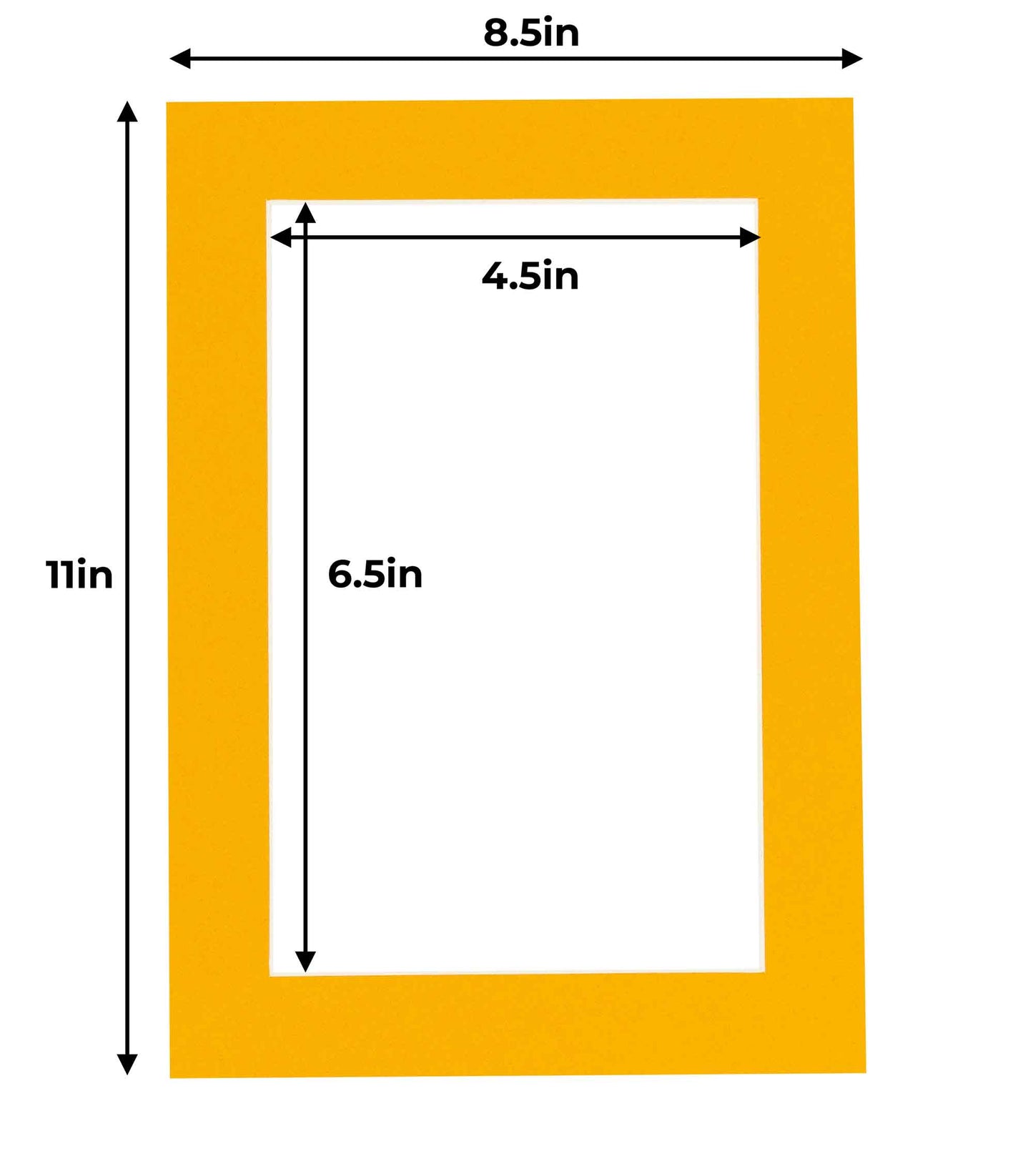 Golden Orange Precut Acid-Free Matboard