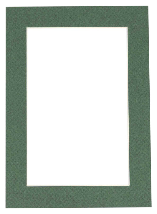 Hunter Green Precut Acid-Free Matboard Set with Clear Bag & Backing