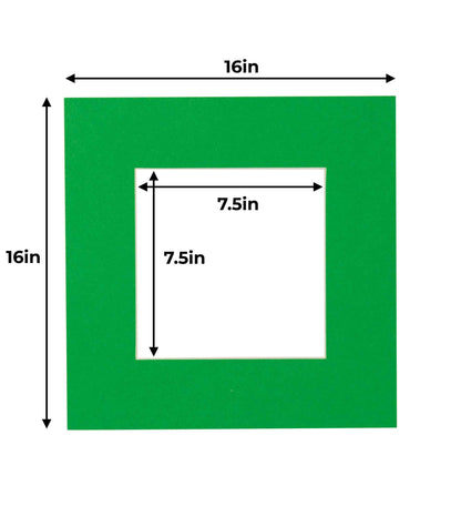 Bright Green Precut Acid-Free Matboard